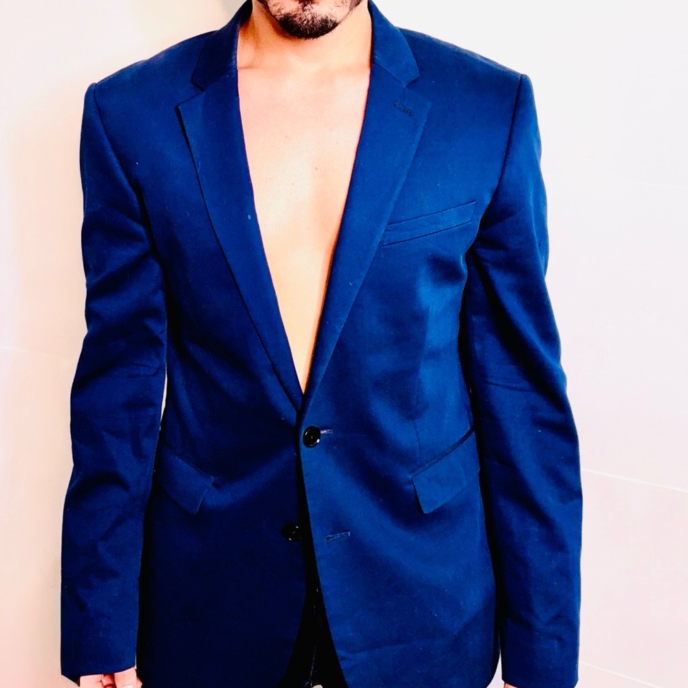 Express Men's Deep Blue Blazer